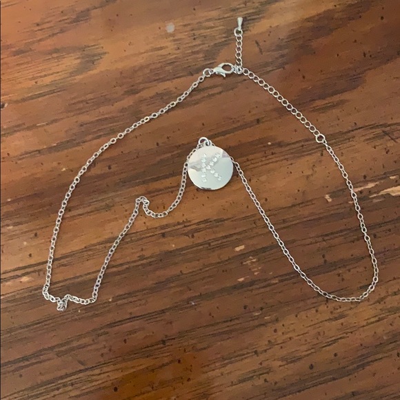 bedazzled K necklace - Picture 1 of 2